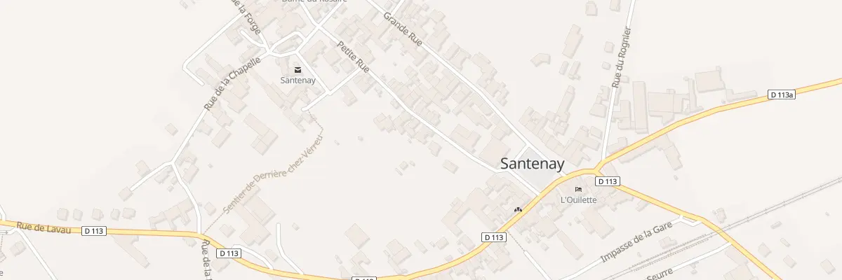 Plan du 7 Petite Rue à Santenay