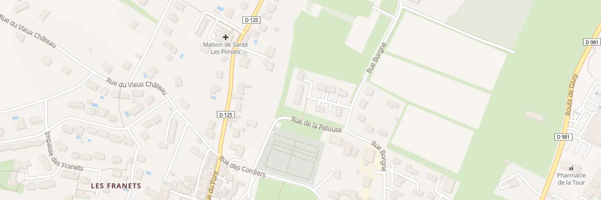 Plan du 9B Rue Borgne à Buxy