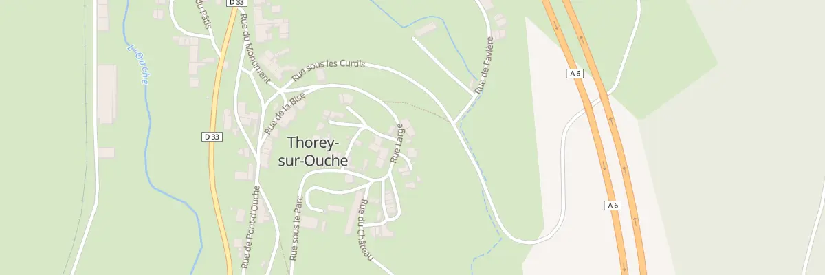 Plan du 3 Rue Large à Thorey-sur-Ouche