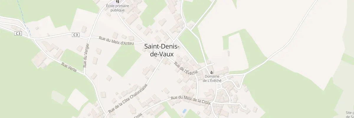Plan du 18 Rue de l’Évêché à Saint-Denis-de-Vaux