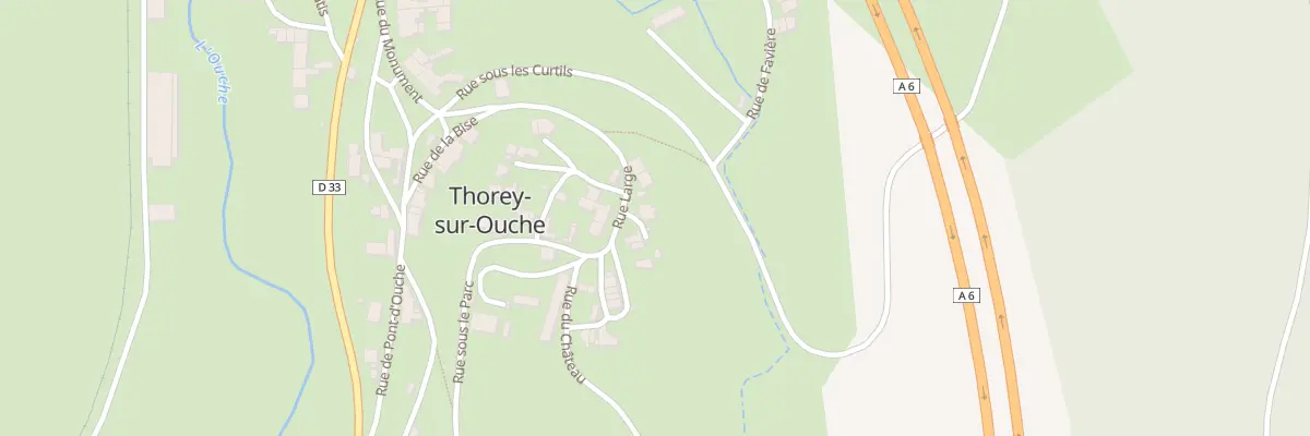 Plan du 5 Rue Large à Thorey-sur-Ouche