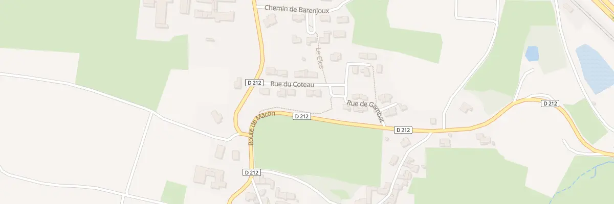 Plan du 8 Rue du Coteau à Milly-Lamartine