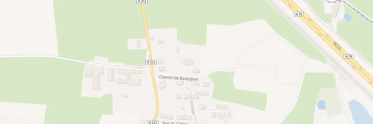 Plan du 3 Che de Barenjoux à Milly-Lamartine