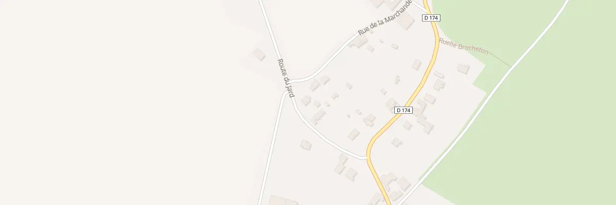 Plan du 6 Rte du Jard à Rives Dervoises