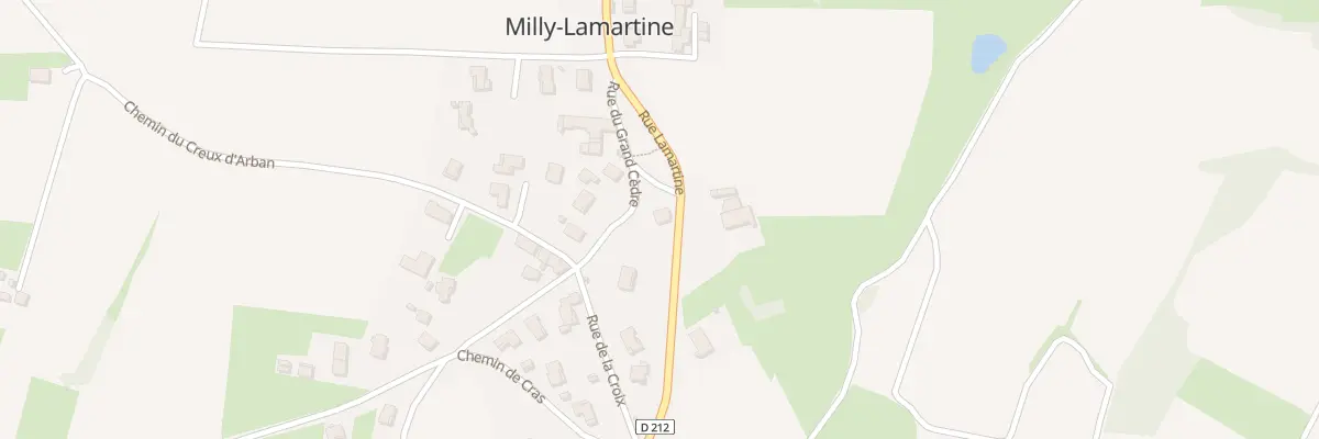 Plan du 1 Rue du Grand Cedre à Milly-Lamartine