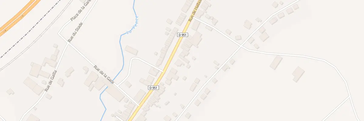 Plan du 38 Rue de Halbotine à Boulzicourt