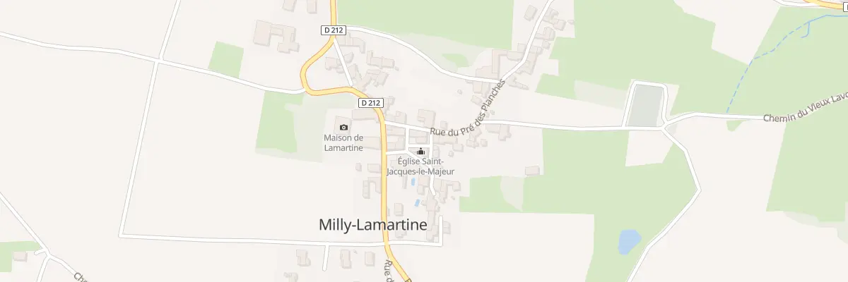 Plan du 5 Pl de l’Eglise à Milly-Lamartine