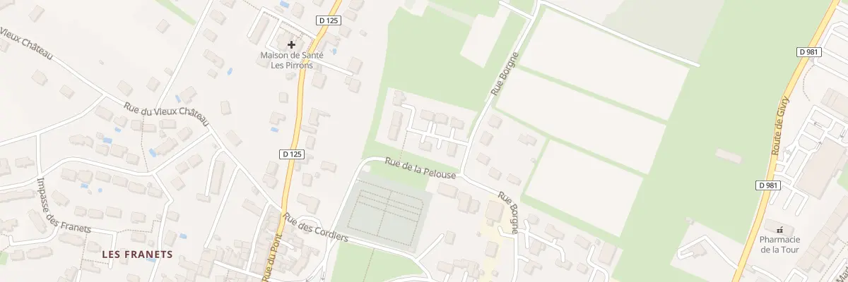 Plan du 9A Rue Borgne à Buxy