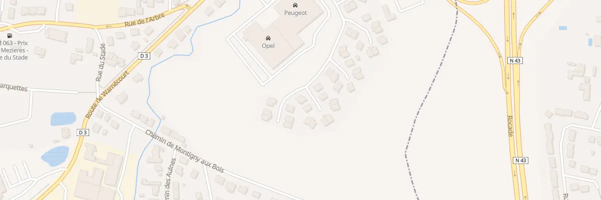 Plan du 93 Rue de la Campagne à Prix-lès-Mézières