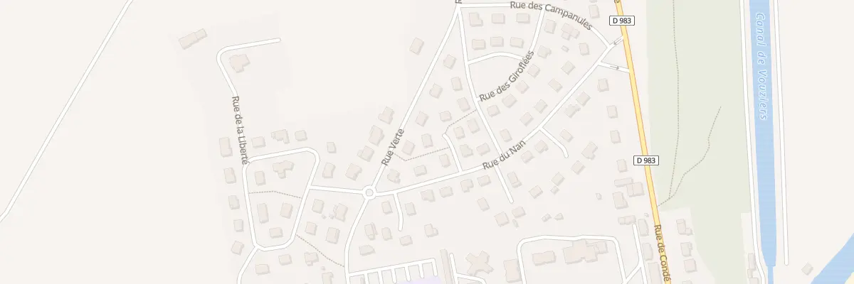 Plan du 3 Rue des Dahlias à Vouziers