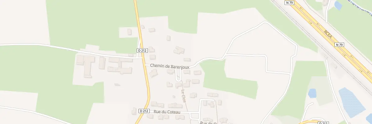 Plan du 5 Che de Barenjoux à Milly-Lamartine