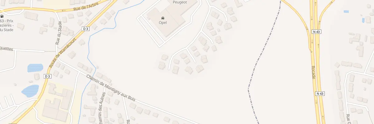 Plan du 91 Rue de la Campagne à Prix-lès-Mézières