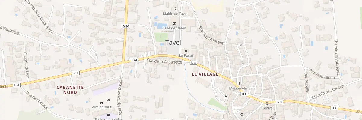 Plan du 5036 Rue de la Cabanette à Tavel