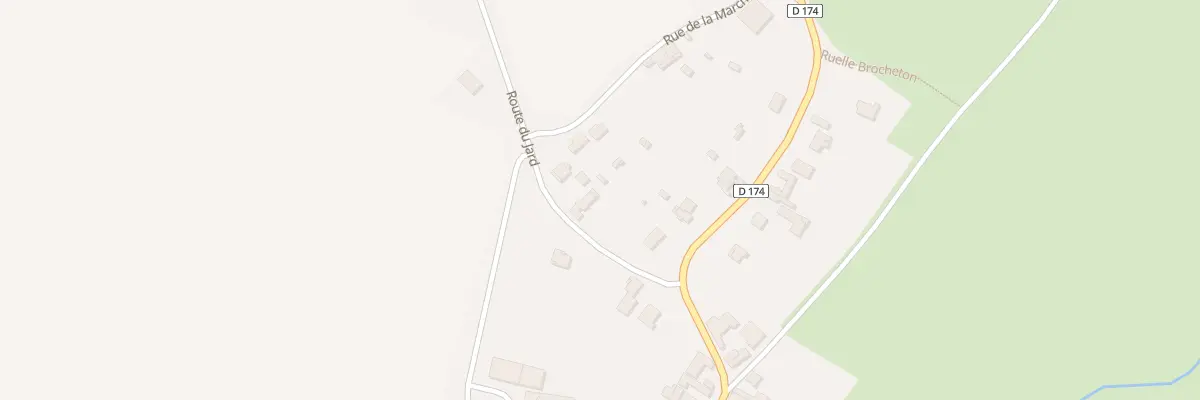 Plan du 4 Rte du Jard à Rives Dervoises
