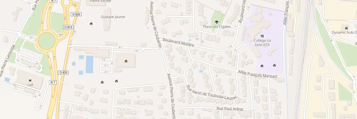Plan du 4 Rue Lesage à Pierrelatte