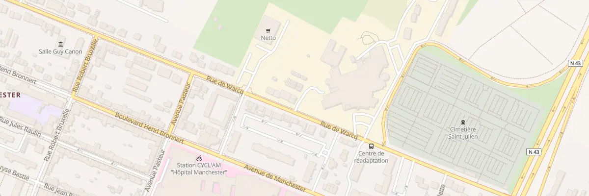 Plan du 40 Rue de Warcq à Charleville-Mézières