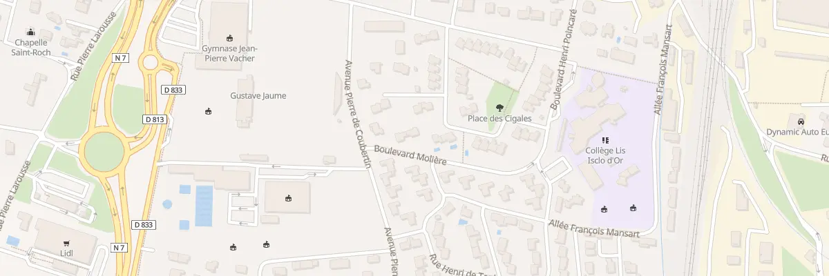 Plan du 9003 Rue la Fontaine à Pierrelatte