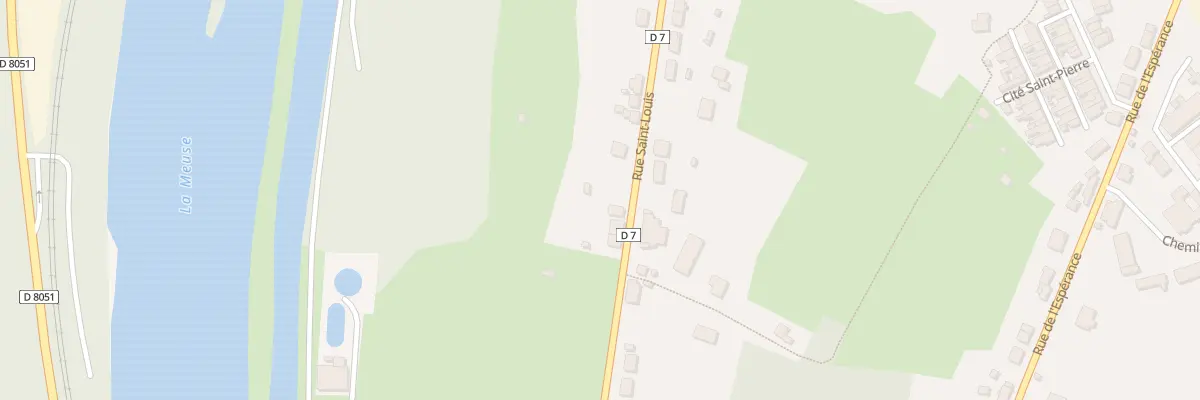 Plan du 96 Rue Saint-louis à Haybes