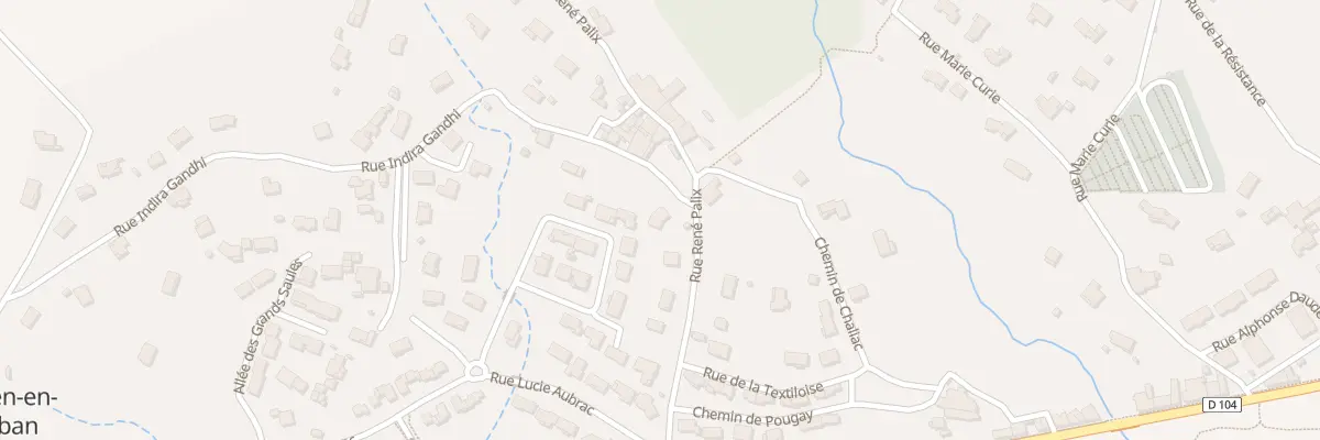 Plan du 215 Rue René Palix à Saint-Julien-en-Saint-Alban