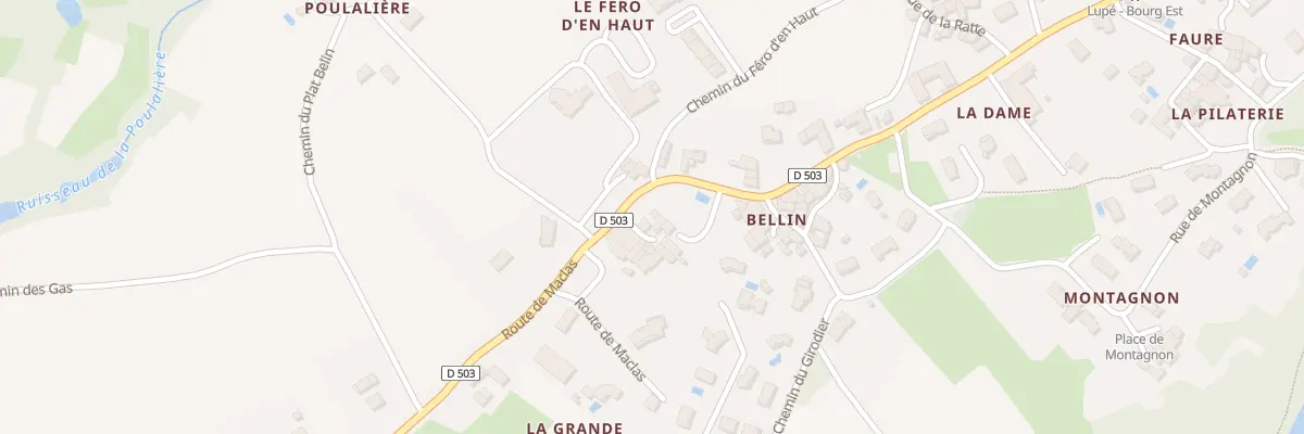 Plan du 103 Rte de Maclas à Lupé