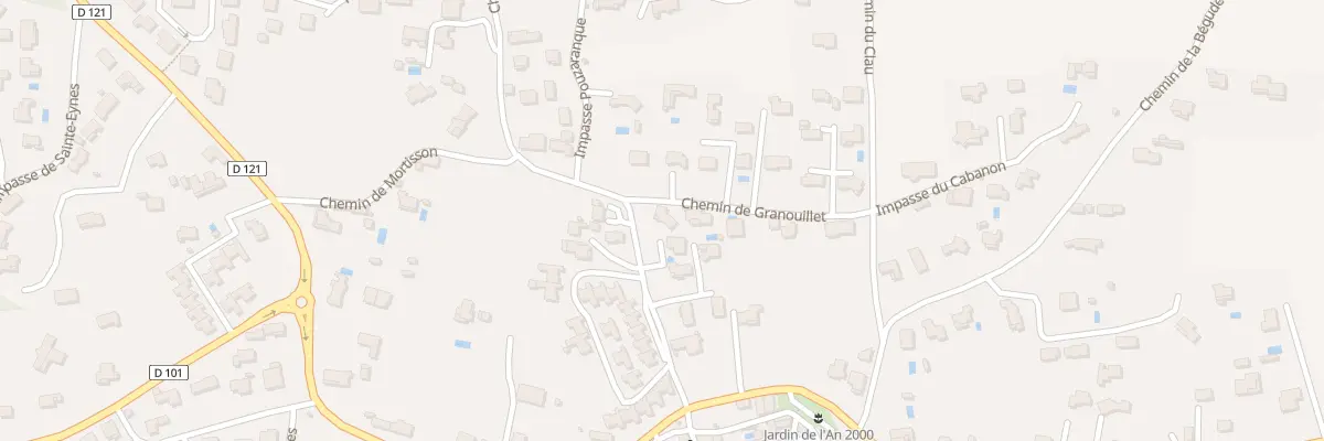 Plan du 44 Che de Granouillet à Saint-Laurent-des-Arbres