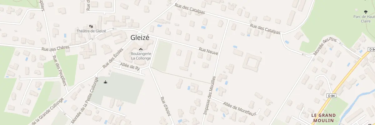 Plan du 9 Rue Neuve à Gleizé
