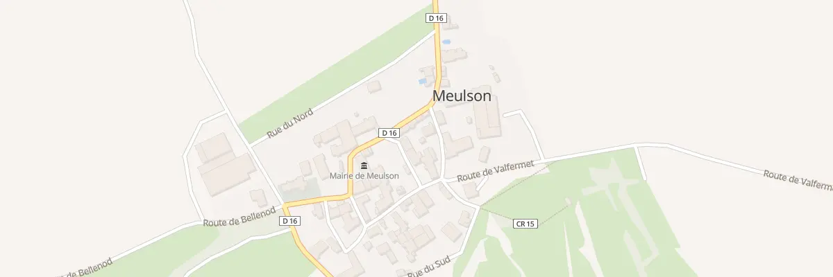 Plan du 9003A Rue Chateau Luart à Meulson