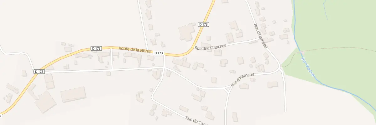 Plan du 15 Rte de la Horre à Rives Dervoises