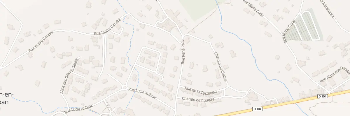 Plan du 195 Rue René Palix à Saint-Julien-en-Saint-Alban