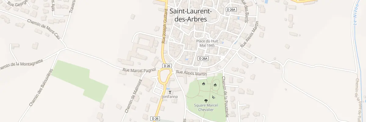 Plan du 2 Rue François Bonhomme à Saint-Laurent-des-Arbres