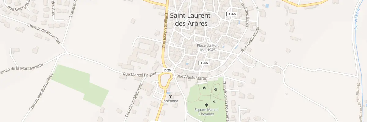 Plan du 4 Rue François Bonhomme à Saint-Laurent-des-Arbres