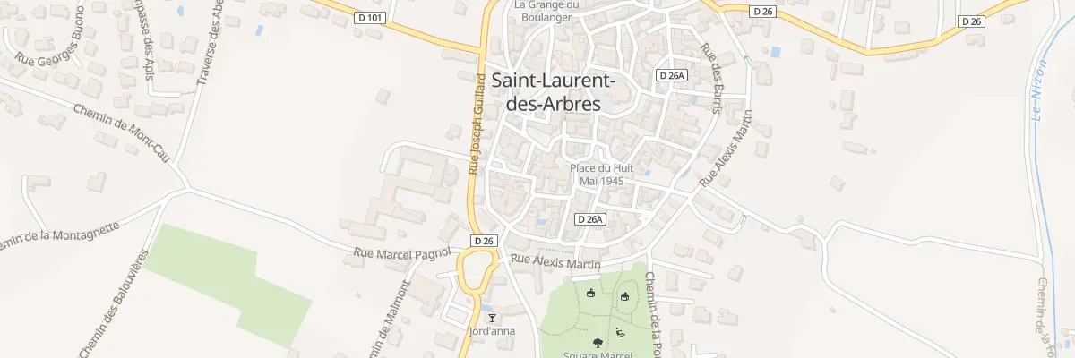 Plan du 5733 Rue François Bonhomme à Saint-Laurent-des-Arbres