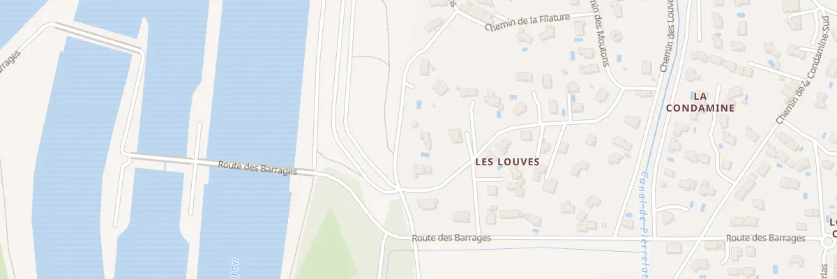 Plan du 9014 Che des Iles Bobillons à Donzère