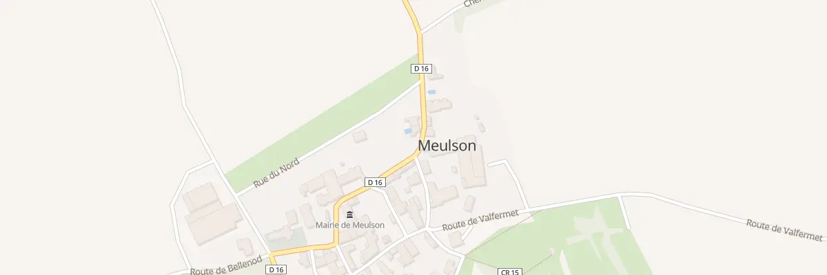 Plan du 9004A Rue Chateau Luart à Meulson