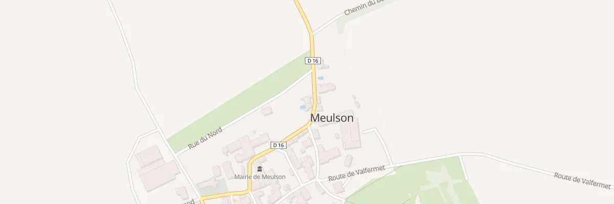 Plan du 9006A Rue Chateau Luart à Meulson