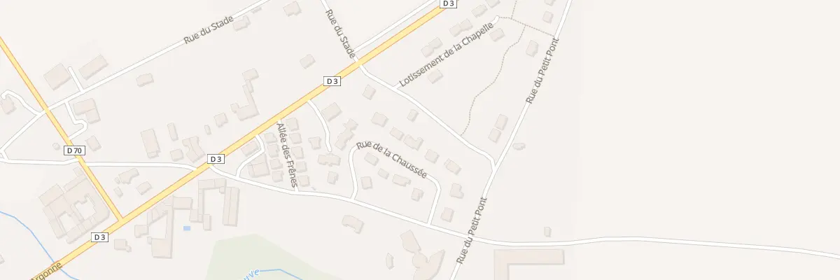 Plan du 7 Rue de la Chaussée à Auve