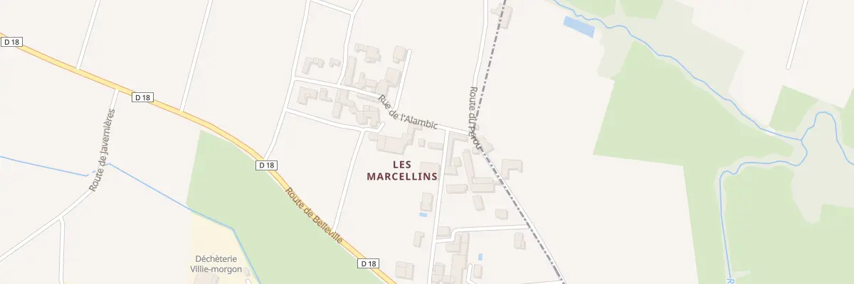Plan du 270 Rue de l’Alambic à Villié-Morgon