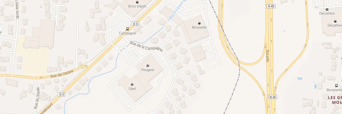 Plan du 23 Rue de la Campagne à Prix-lès-Mézières