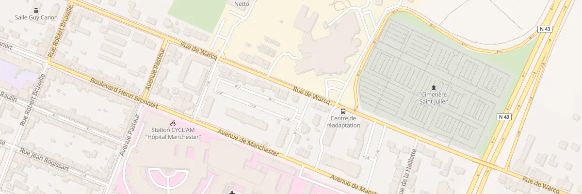 Plan du 61 Rue de Warcq à Charleville-Mézières