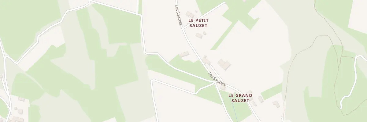 Plan du 354 Les Sauzets à Berzé-la-Ville