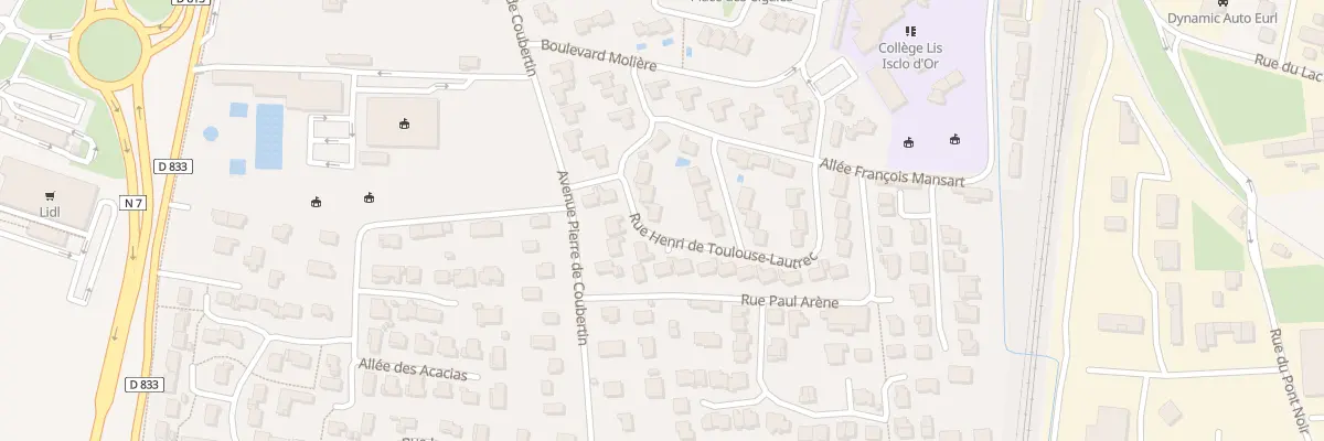 Plan du 5 Rue Toulouse Lautrec à Pierrelatte
