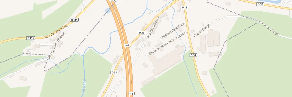 Plan du 5121 Pont d’Ouche à Thorey-sur-Ouche