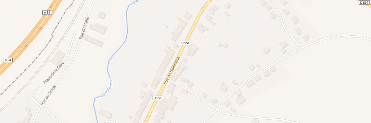 Plan du 76 Rue de Halbotine à Boulzicourt