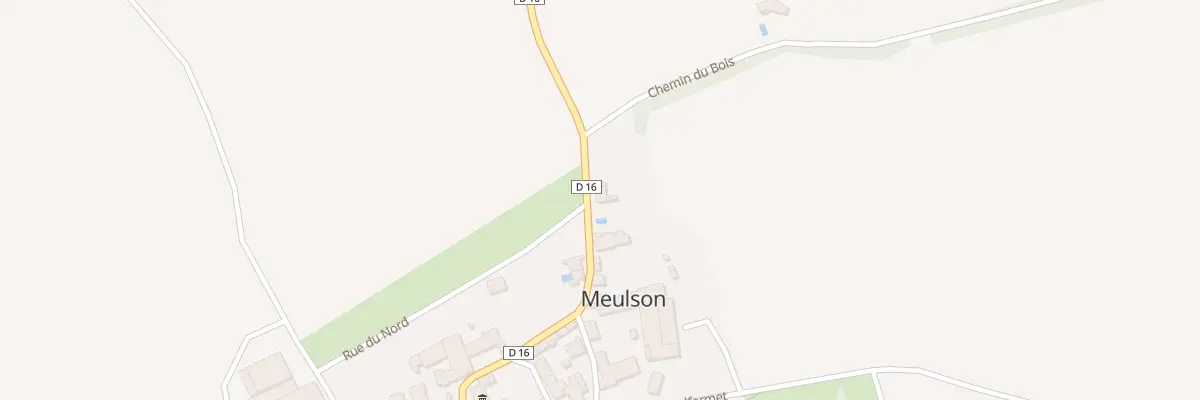 Plan du 9007 Rue Chateau Luart à Meulson
