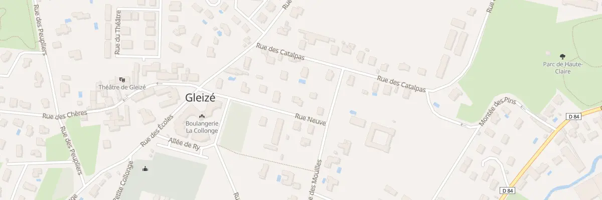 Plan du 6 Rue Neuve à Gleizé