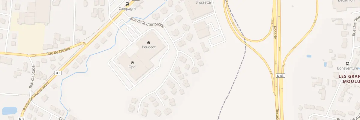 Plan du 55 Rue de la Campagne à Prix-lès-Mézières