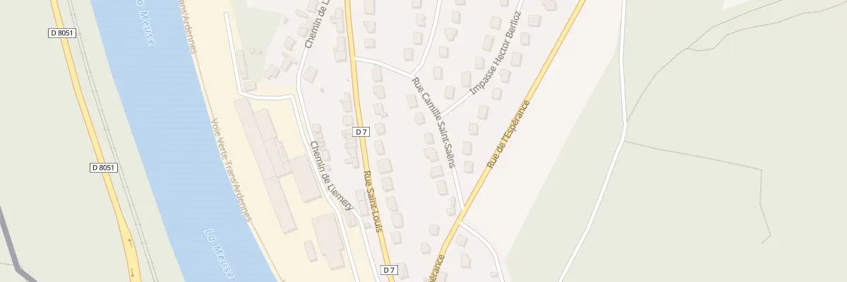 Plan du 6 Rue Camille Saint-saëns à Haybes