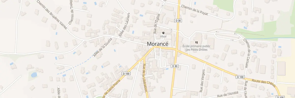 Plan du 2 Rue Bruyeres Vaines à Morancé