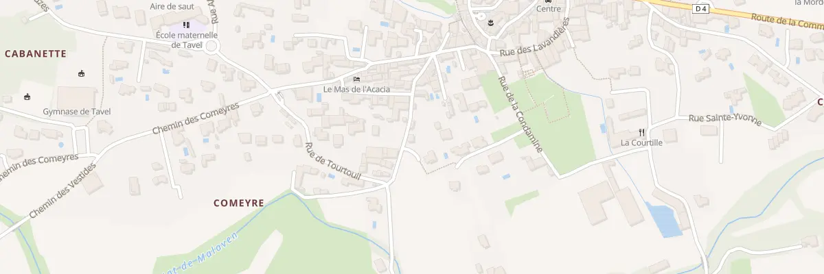 Plan du 5257 Rue de la Combe à Tavel