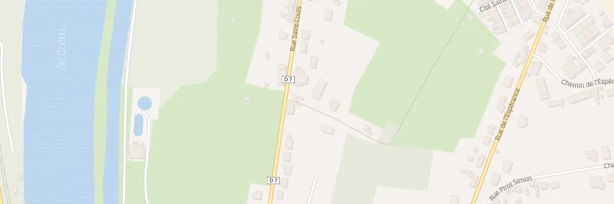 Plan du 89 Rue Saint-louis à Haybes